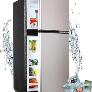 Mini Réfrigérateur avec Congélateur 3.2 Cu.Ft - Frigo Compact Silencieux pour Appartement