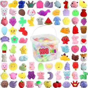 180 Squishies Kawaii - Jouets Sensoriels Anti-Stress pour Enfants