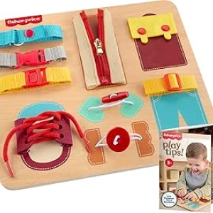 Tableau Montessori Fisher-Price Apprentissage Habillage Enfant 3 ans+
