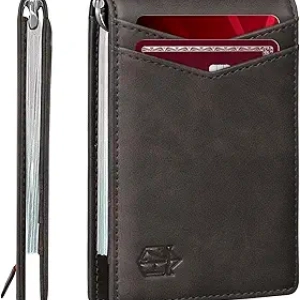 Portefeuille Homme Slim Zitahli - Cuir RFID Blocking 6 Compartiments