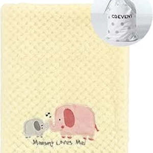 Couverture bébé 75x100cm flanelle douce et chaude - Cadeau naissance idéal