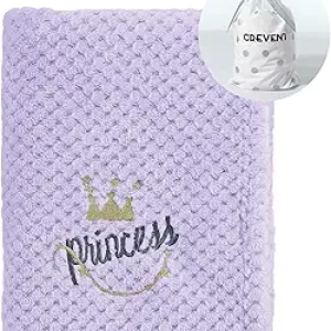 Couverture bébé polaire 75x100cm - Douce et chaude pour fille nouveau-né