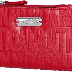 Portefeuille Femme Nautica High Tide - Slim Compact RFID - Rouge