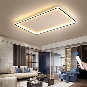 Plafonnier LED 35" 72W Dimmable 3 Températures - Certifié Protection Yeux RG0