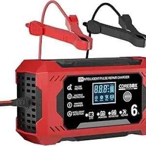 Chargeur Batterie 12V 6A Intelligent - Mainteneur Désulfateur Auto Moto