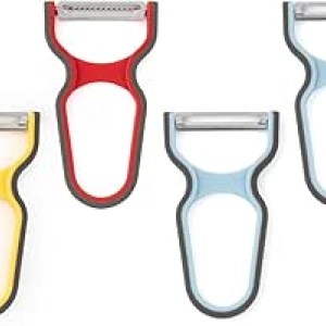 Ensemble 4 Épluche-Légumes Inox - Droit, Ondulé et Julienne