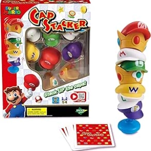 Super Mario Cap Stacker - Jeu de Société Enfant 4 ans | EPOCH Games