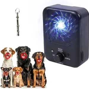 Appareil Anti-Aboiement Ultrasonique Rechargeable - Dressage Chien 3 Modes