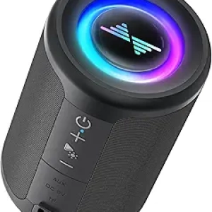 Enceinte Bluetooth Portable LENRUE - Son Stéréo 30W, Lumières LED, Bluetooth 5.3