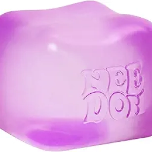 Cube Sensoriel NeeDoh Nice Cube - Jouet Anti-Stress Violet 2.25"