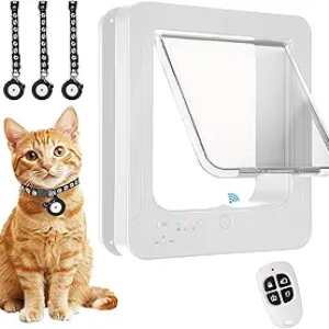 Chatière Automatique Intelligente RFID avec Télécommande et Clés Capteurs