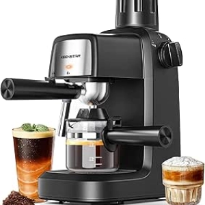 Machine à Espresso KEENSTAR 3.5 Bar avec Mousseur à Lait 800W