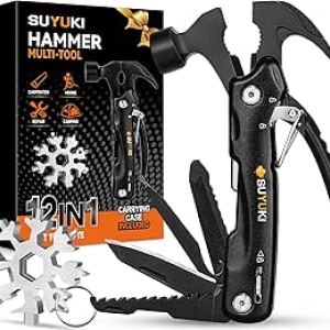 Marteau Multifonction 12 en 1 avec Clé Flocon - Cadeau Homme