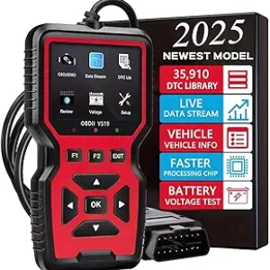 Lecteur de Codes OBD2 2025 - Diagnostic Moteur & Effacement Voyant Check Engine