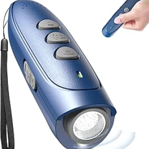 Appareil Anti-Aboiement Ultrasonique Rechargeable 16.4m - 3 Modes LED