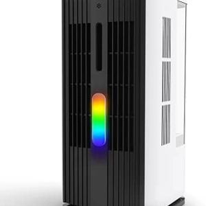 Climatiseur Portable 1700ml avec Télécommande - Refroidisseur Évaporatif LED 7 Couleurs