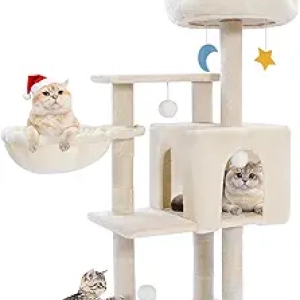 Arbre à Chats 40'' avec Hamac - Tour de Griffage pour Grands Chats