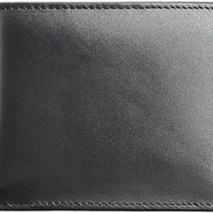 Portefeuille Homme Cuir Noir RFID - Slim Minimaliste Bifold