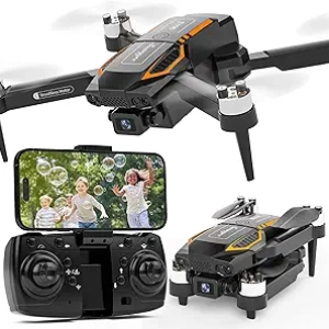 Drone F198 Double Caméra 720P - Quadcopter Pliable WiFi pour Débutants