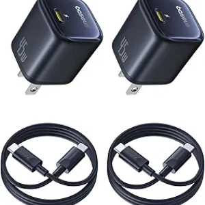 Chargeur USB-C 45W Baseus - Charge Rapide PD 3.0 pour iPhone 16/15 et Galaxy S24