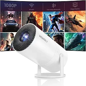 Mini Projecteur WiFi Bluetooth Portable 1080P HD - Rotation 180°