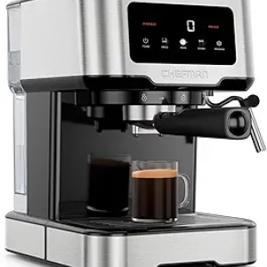 Machine à Espresso Chefman CraftBrew 15 Bar - Cappuccino et Latte