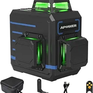 Laser Level 360° Auto-Nivelant - Niveau Laser Professionnel Construction
