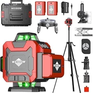 Laser Level 16 Lignes Autonivelant 360° avec Télécommande - Professionnel Construction