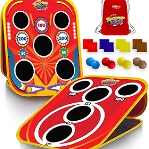 Swooc Games Backyard Arcade 2-in-1 - Jeu de sacs à haricots pour enfants