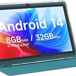 Tablette Android 14 - 7 pouces - 8GB RAM 32GB ROM - Écran HD IPS