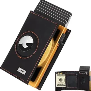 Portefeuille Marc Peter AirTag Cuir Pleine Fleur - Porte-Carte RFID Homme