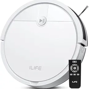 ILIFE V2 Robot Aspirateur - Sans Enchevêtrement, 120 min, Ultra-Mince