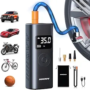 Compresseur Portable INNOVV P1 - Gonfleur Électrique 150PSI avec Batterie 6000mAh