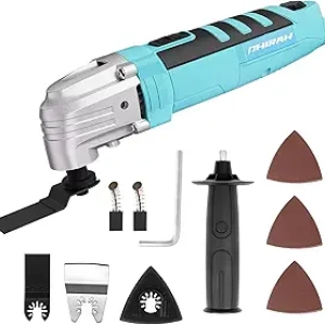 Outil Oscillant Multi-Usage 2.5A - 22000 OPM avec 17 Accessoires