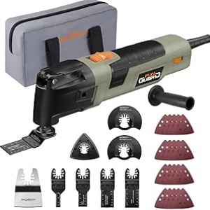 Outil Multifonction Oscillant 300W - 6 Vitesses Variables 22000 OPM avec 30 Accessoires