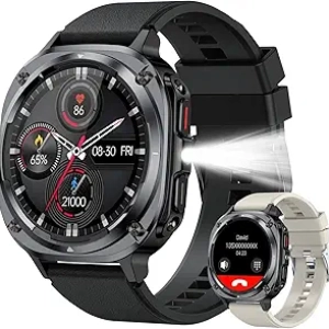 Montre Connectée Homme avec Suivi Cardiaque et 110+ Modes Sport