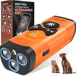 Anti-aboiement Ultrasonique 3X - Dressage Chien Rechargeable 35m
