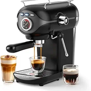 Machine à Espresso 20 BAR avec Contrôle de Température - Cappuccino Latte Professionnel