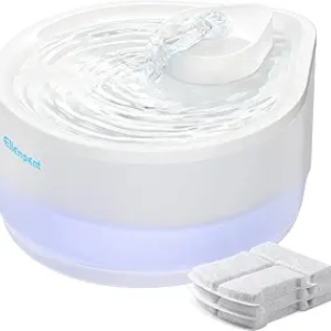 Fontaine à Eau pour Chat 2.5L Silencieuse avec Lumière LED - Ellenpent
