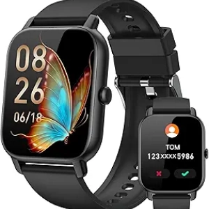 Montre Connectée Homme Femme 1.85" - Appels, 112 Sports, IP68