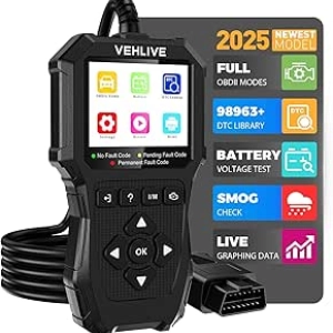 Scanner OBD2 Diagnostic Auto - Lecteur Code Moteur avec Testeur Batterie