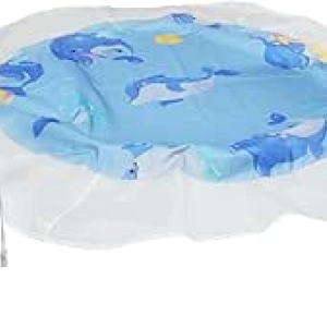 Piscine de Plage Bébé Pliable - Bassin pour Enfants 1-3 ans