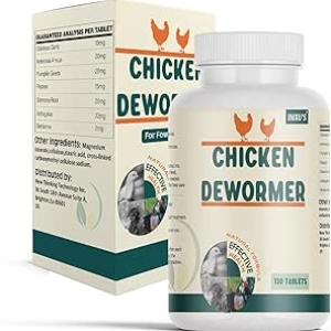 Vermifuge Naturel pour Poules - Jmxu's Chicken Dewormer 120 Comprimés