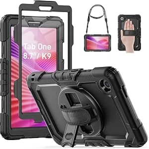 Coque Lenovo Tab One 8.7" TB-305FU - Étui Protecteur avec Support Rotatif
