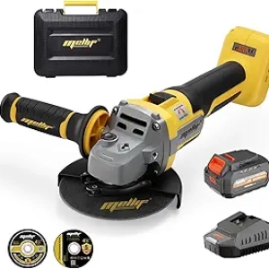 Meuleuse Brushless 125mm Compatible Dewalt 20V - 9600 RPM + Batterie 4.0Ah