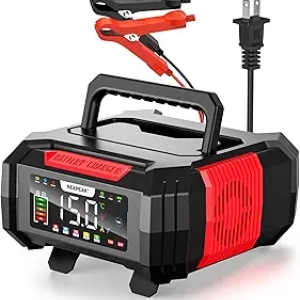 Chargeur Batterie 15A NEXPEAK 12V/24V - Chargeur Intelligent LiFePO4 avec Réparation