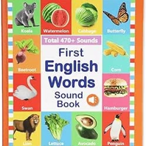 Livre Sonore Anglais Enfant 470+ Mots - Apprentissage Interactif 3-6 Ans