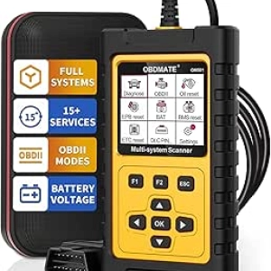 Outil Diagnostic OBD2 OM501 pour Jaguar Land Rover - Scanner Tous Systèmes avec 15+ Réinitialisations