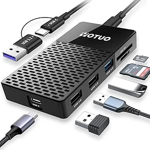 SSD Portable 1TB USB-C 1050MB/s + Hub USB 3.2 + Lecteur Carte SD