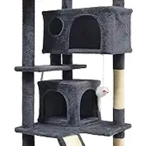 Arbre à Chat 53 Pouces - Tour Géante avec Grottes et Jouets